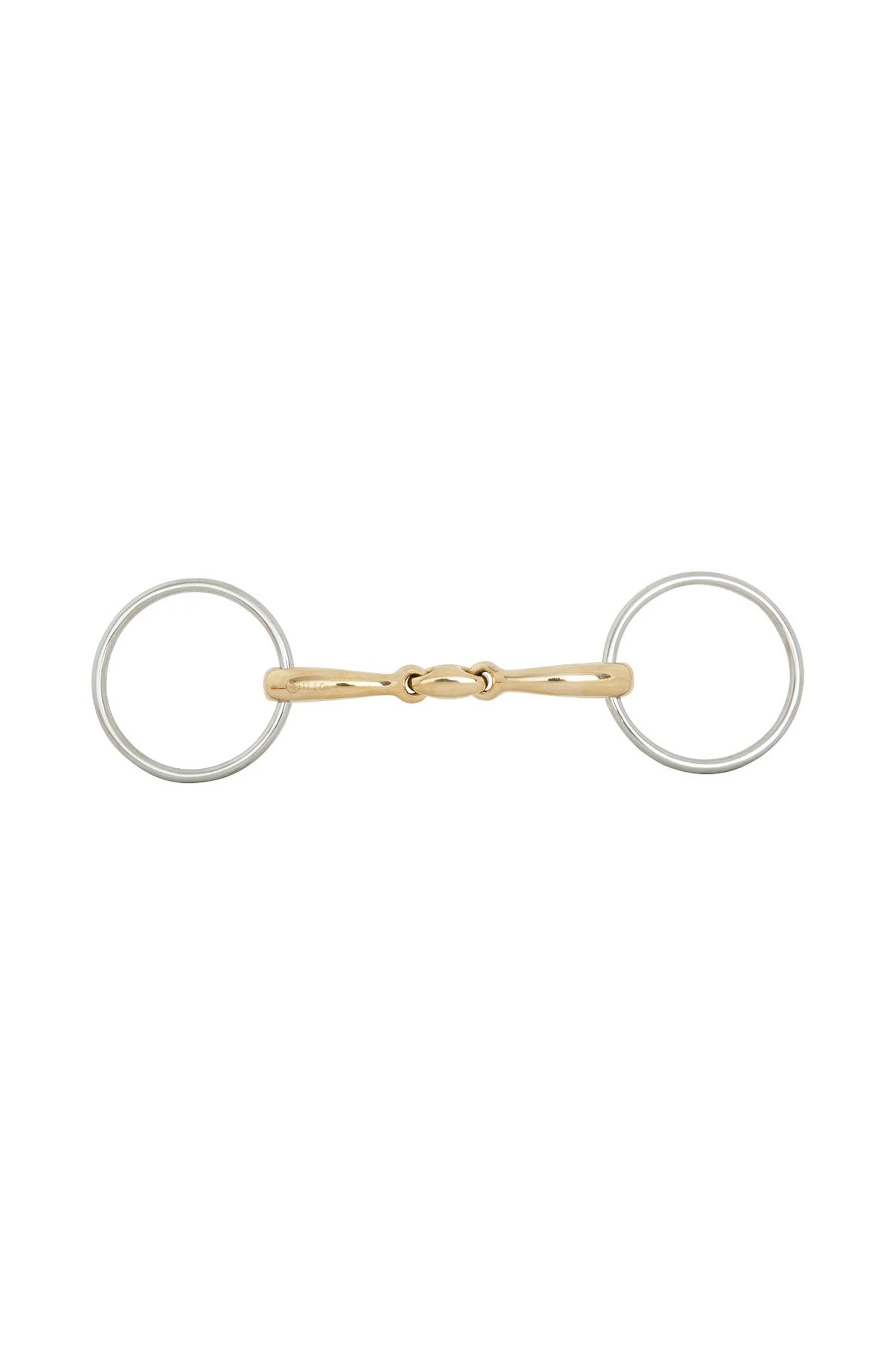 Soft Contact Loose Ring Snaffle, Double Jtd., 16 mm GO 125 mm