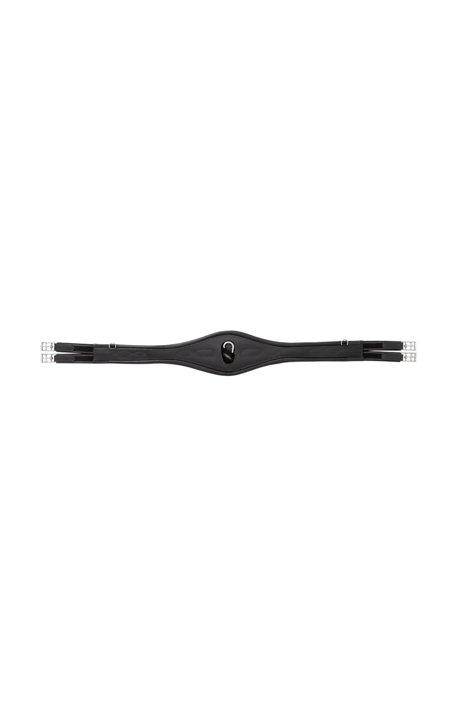 Soft leather girth Comfort, elastic Black 41"