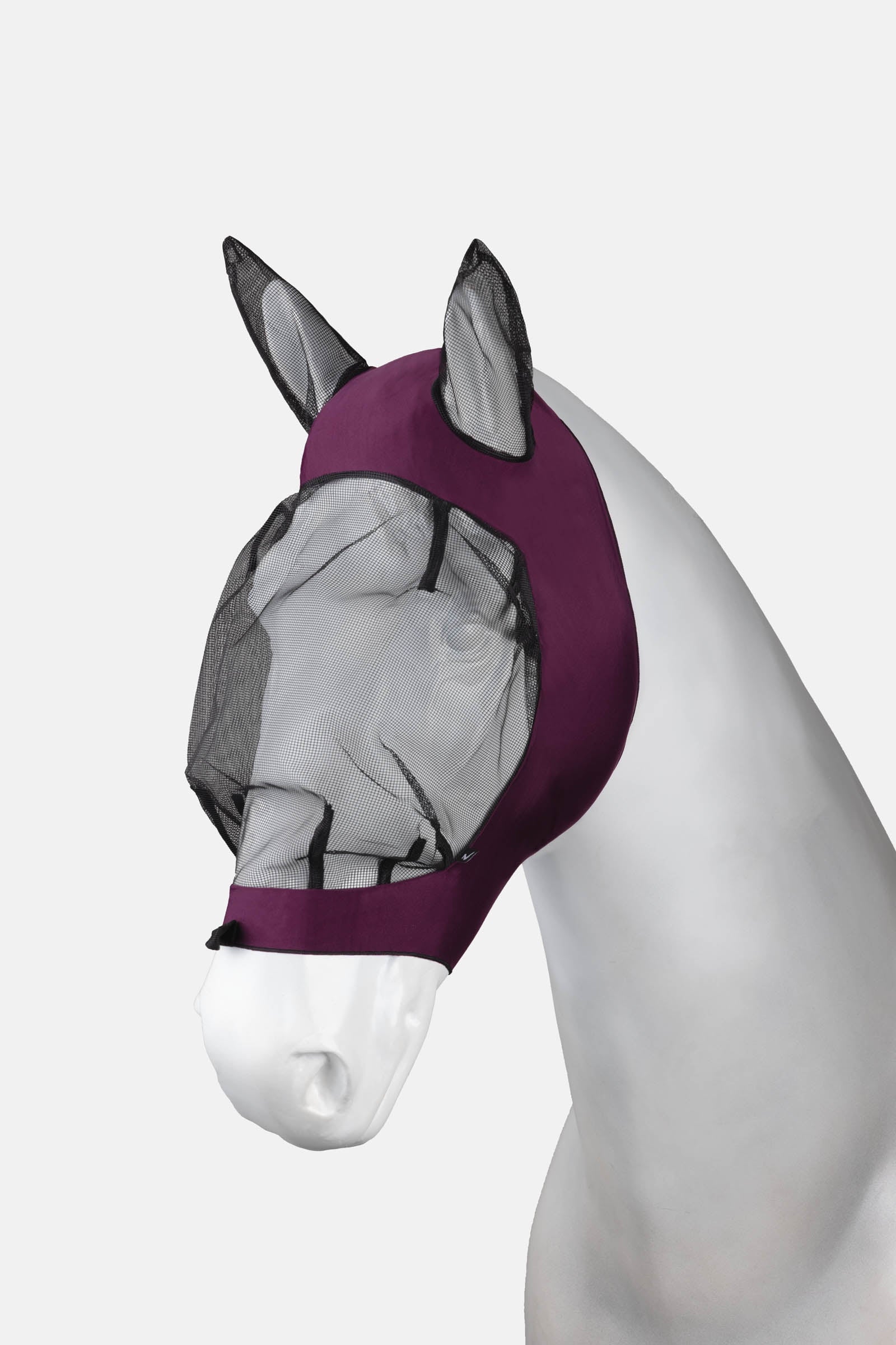 Rio Soft Stretch Fly Mask Dark Red F
