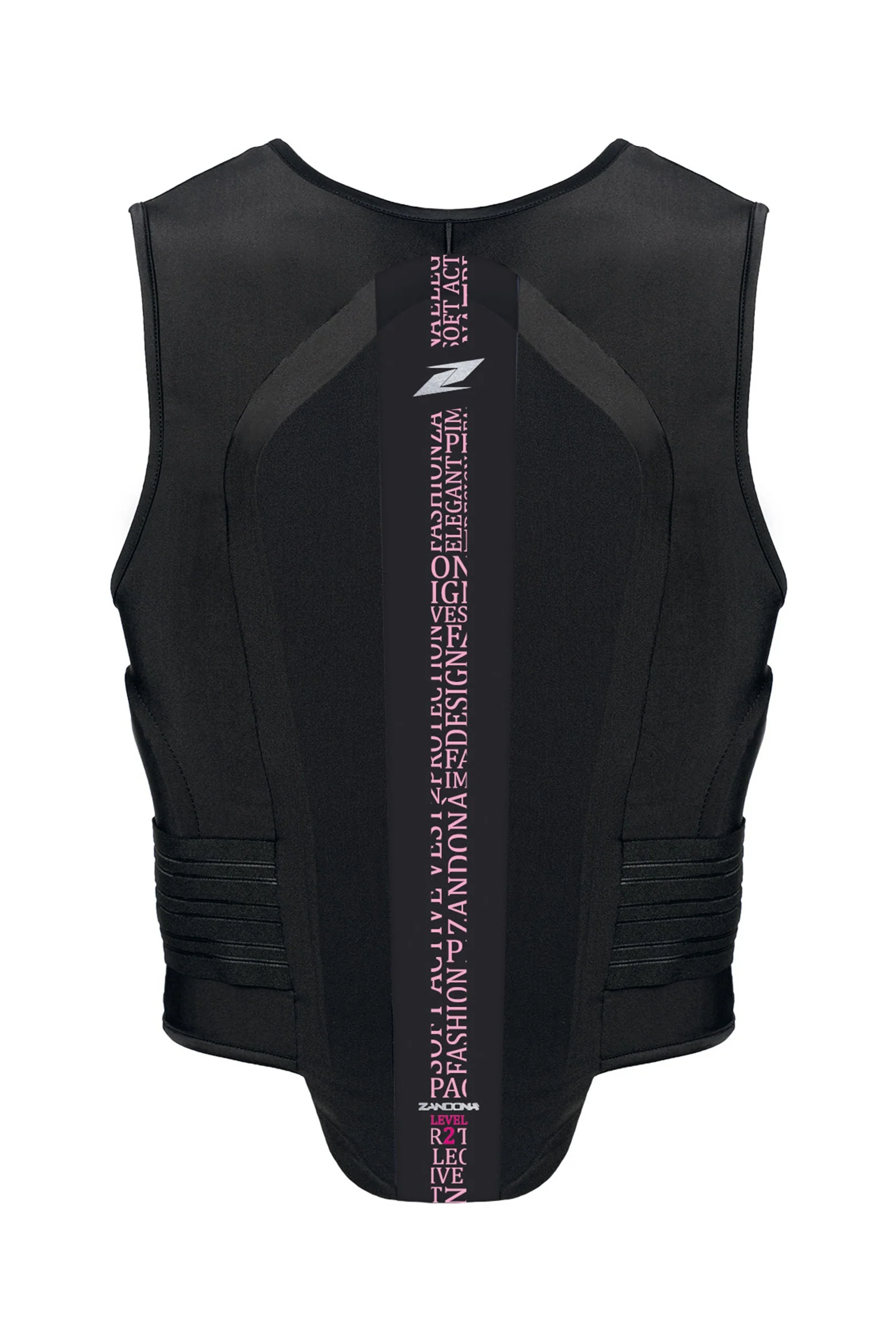 Soft Vest Pro x8 (178-187cm) Back Protector Black/Light Pink Stretch L