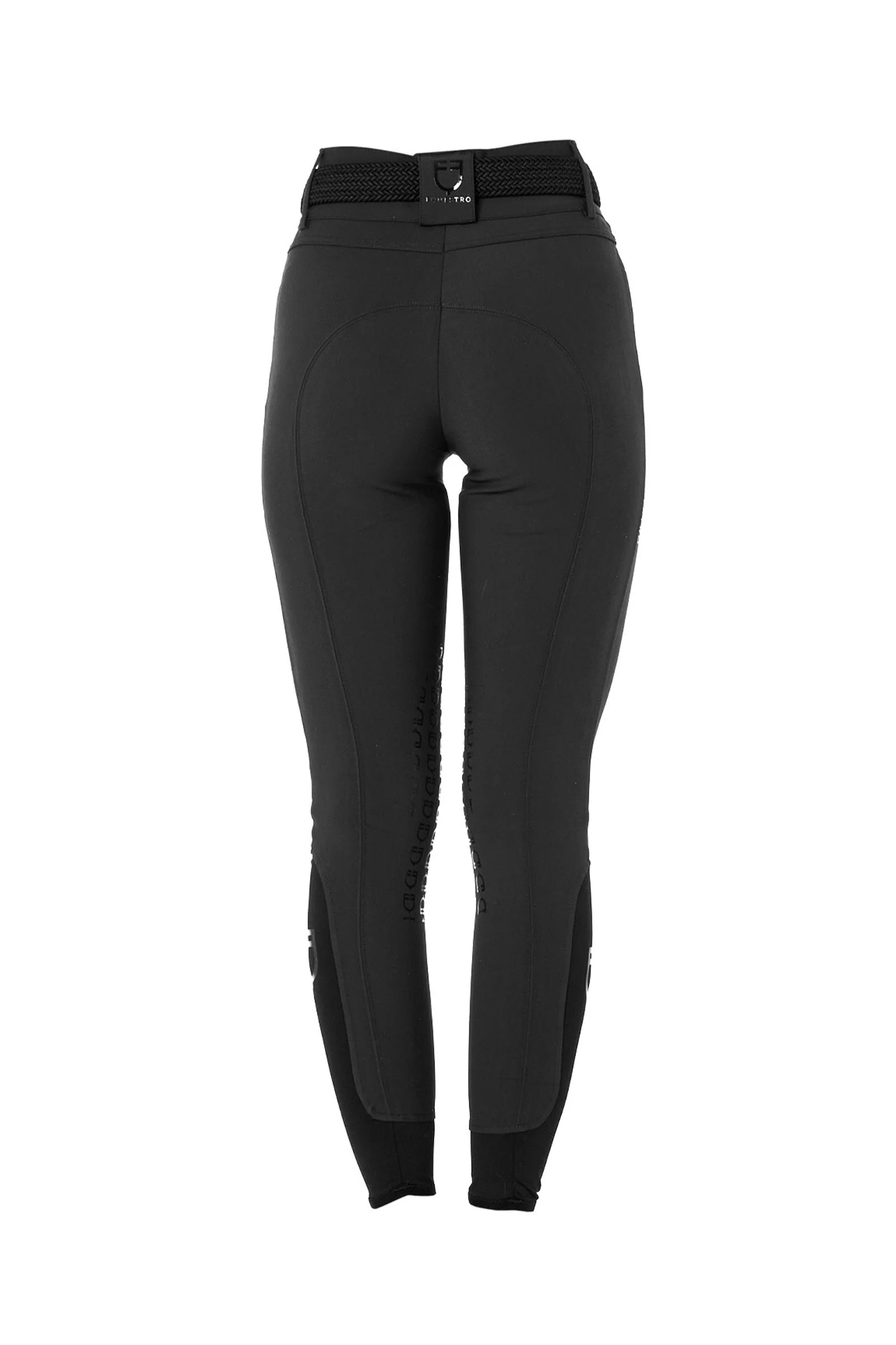 SS2026 Women's High Waisted Breeches Knee Grip Black 12