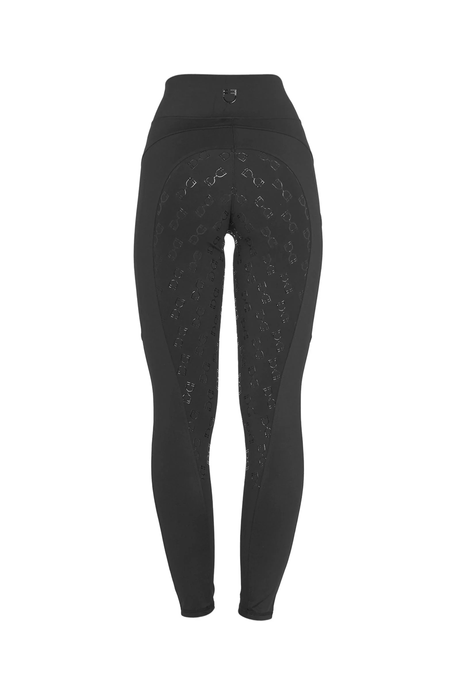 SS2026 Women's Micro Mesh Riding Leggings Black/Black S