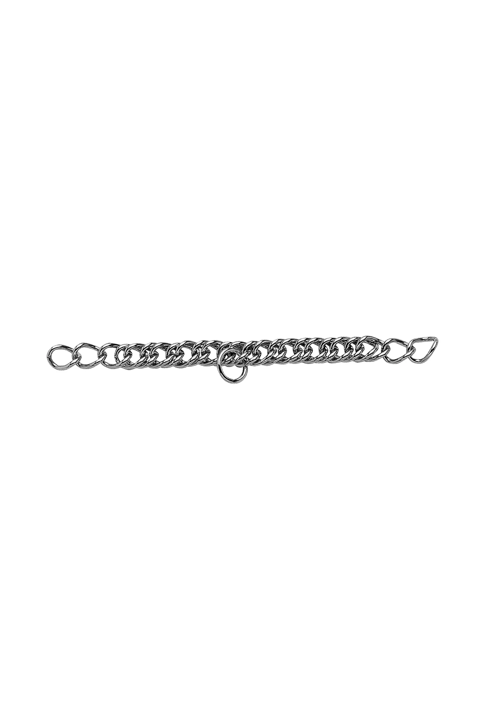 Stainless Steel Curb Chain, 28 Links silver 28