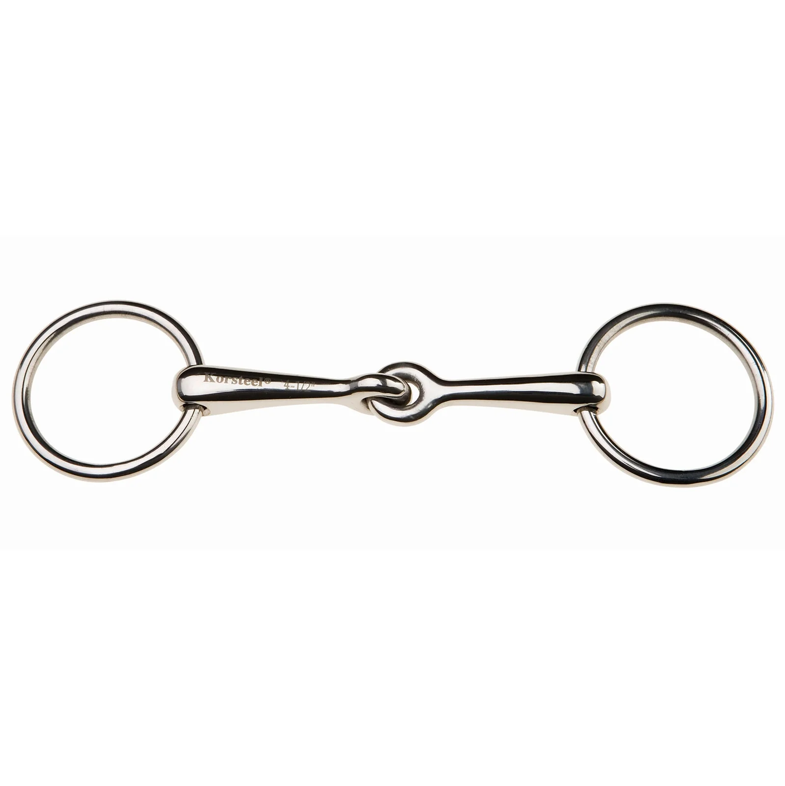 Stainless Steel Weymouth Loose Ring Bradoon Snaffle Bit 000 114 mm