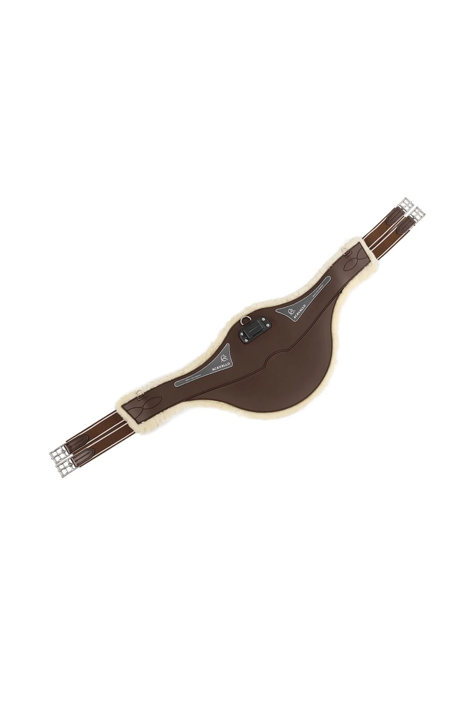 Stud Guard Girth Classic Gel With FauxFur Dark Brown 51"
