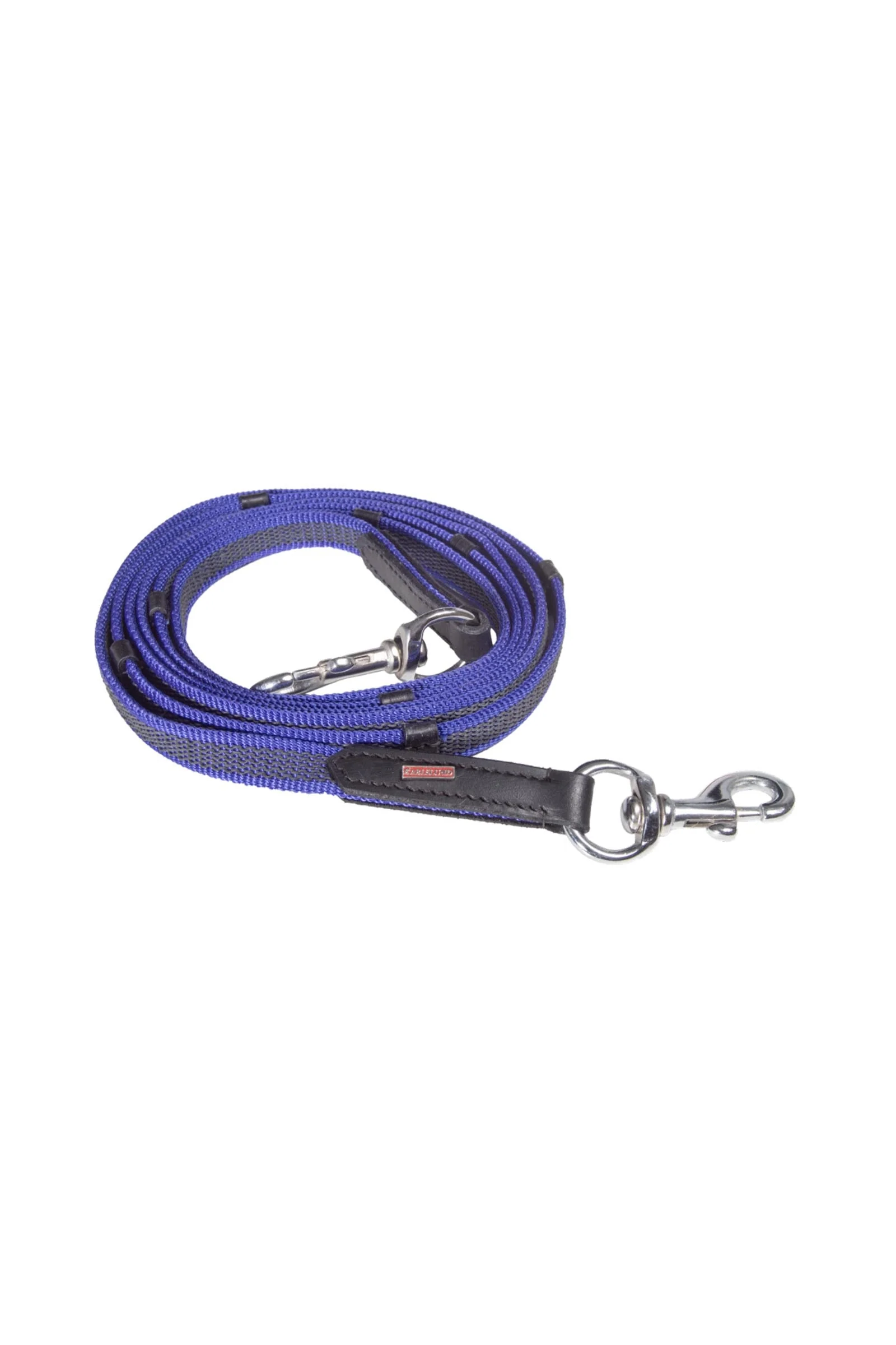 Supergrip Rubber Reins Blue Chrome Icelandic Horse