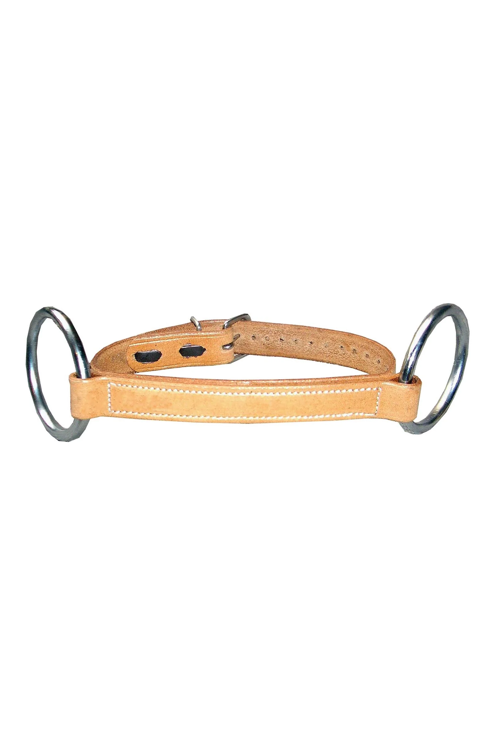 Tabal Leather Bit With Chinbelt Natural 95 mm