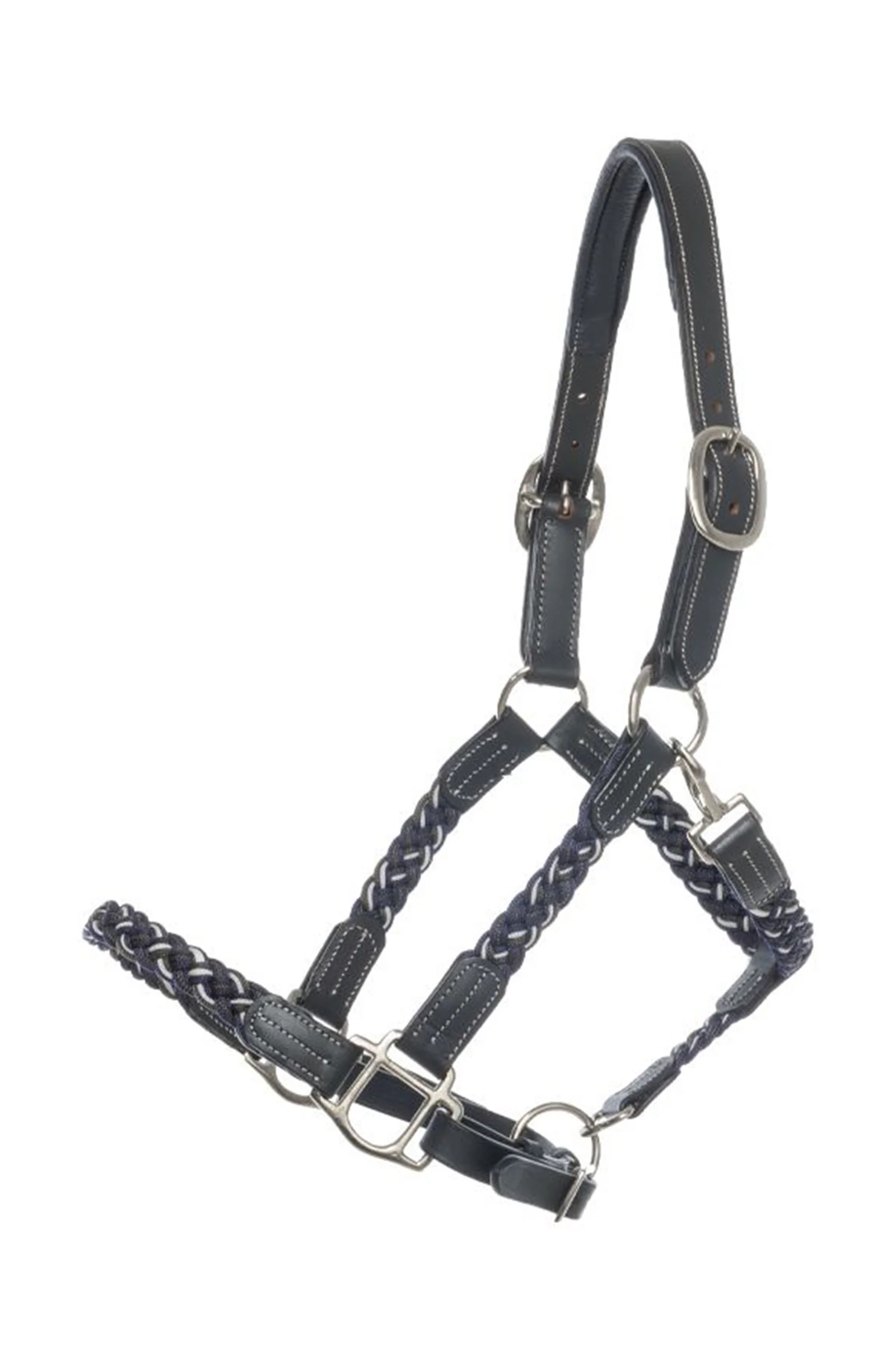 Tessa Braided Halter Antracite/ Navy/ White P