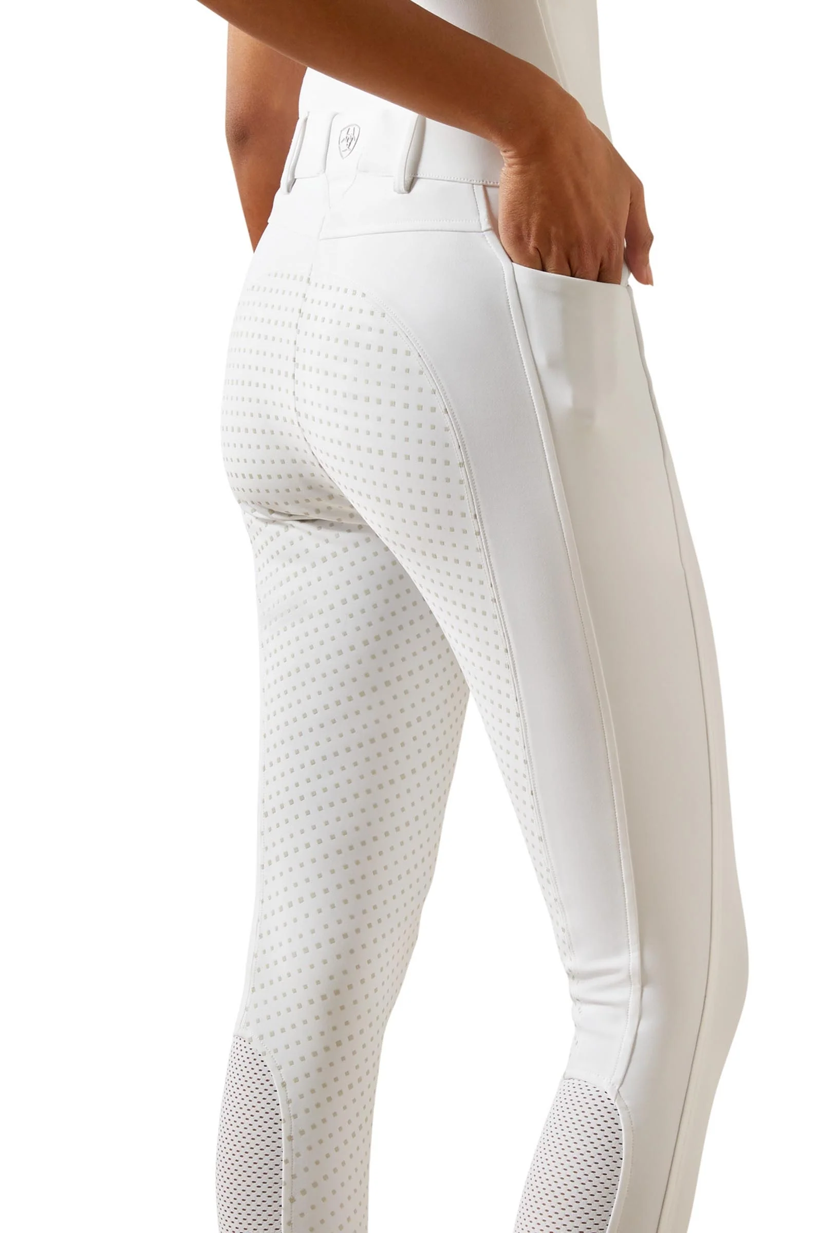 Tri Factor NT Women´s Full Seat Breeches White 10