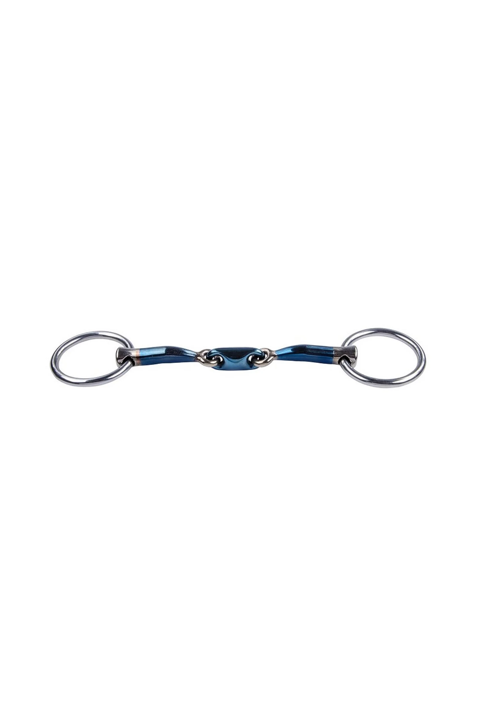 Trust Equestrain Sweet Iron Loose-Ring Bradoon Eliptical Blue 150 mm