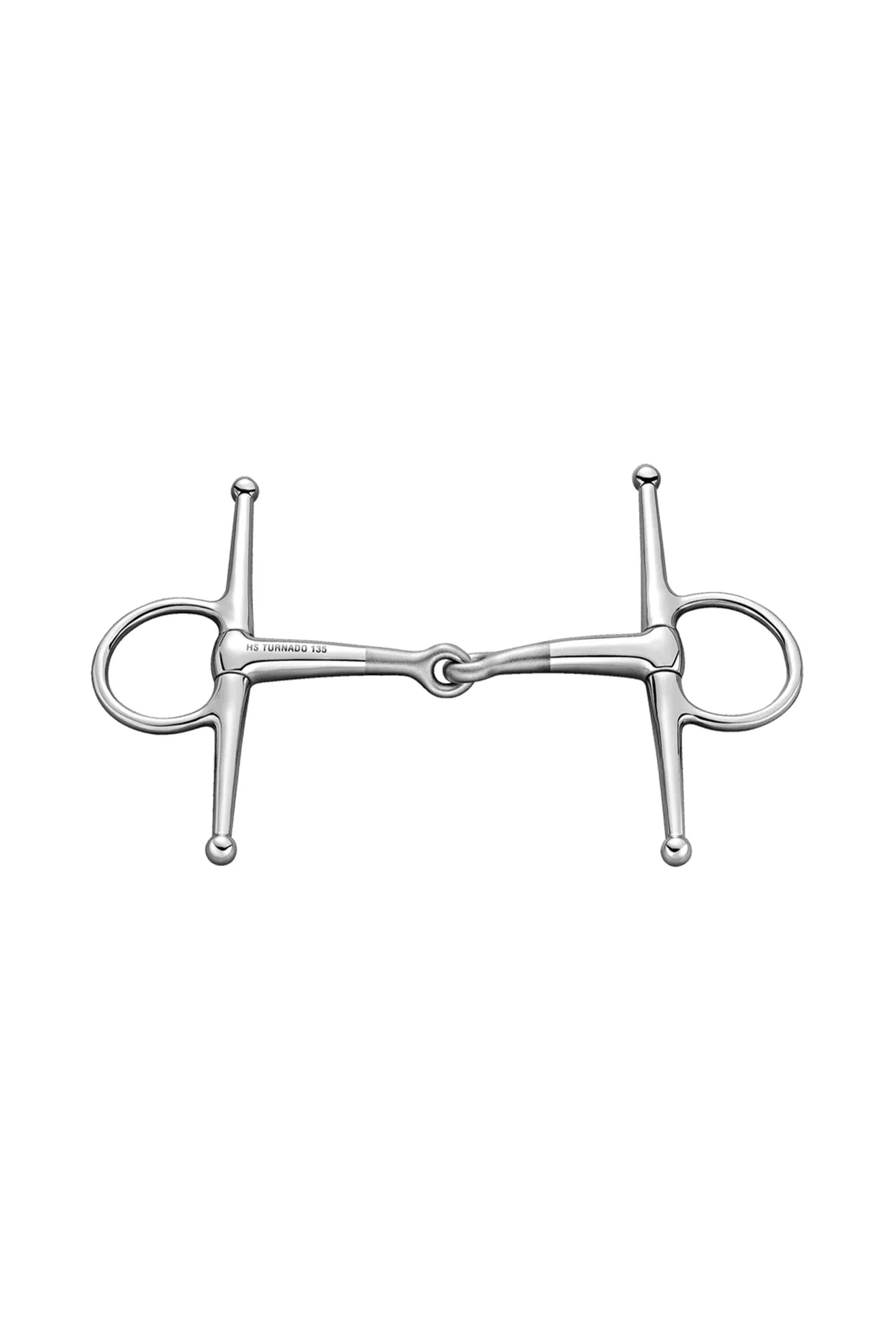 Turnado Full Cheek Snaffle, Singl Jt. 16mm, Stainless St. No Color 125 mm