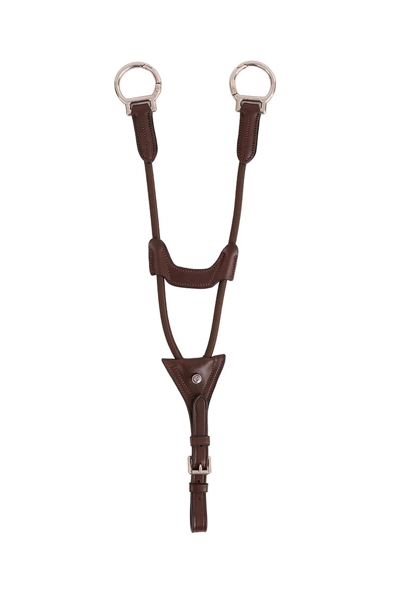 Valkenswaard Elastic Running Martingale Attachment Brown/Silver F