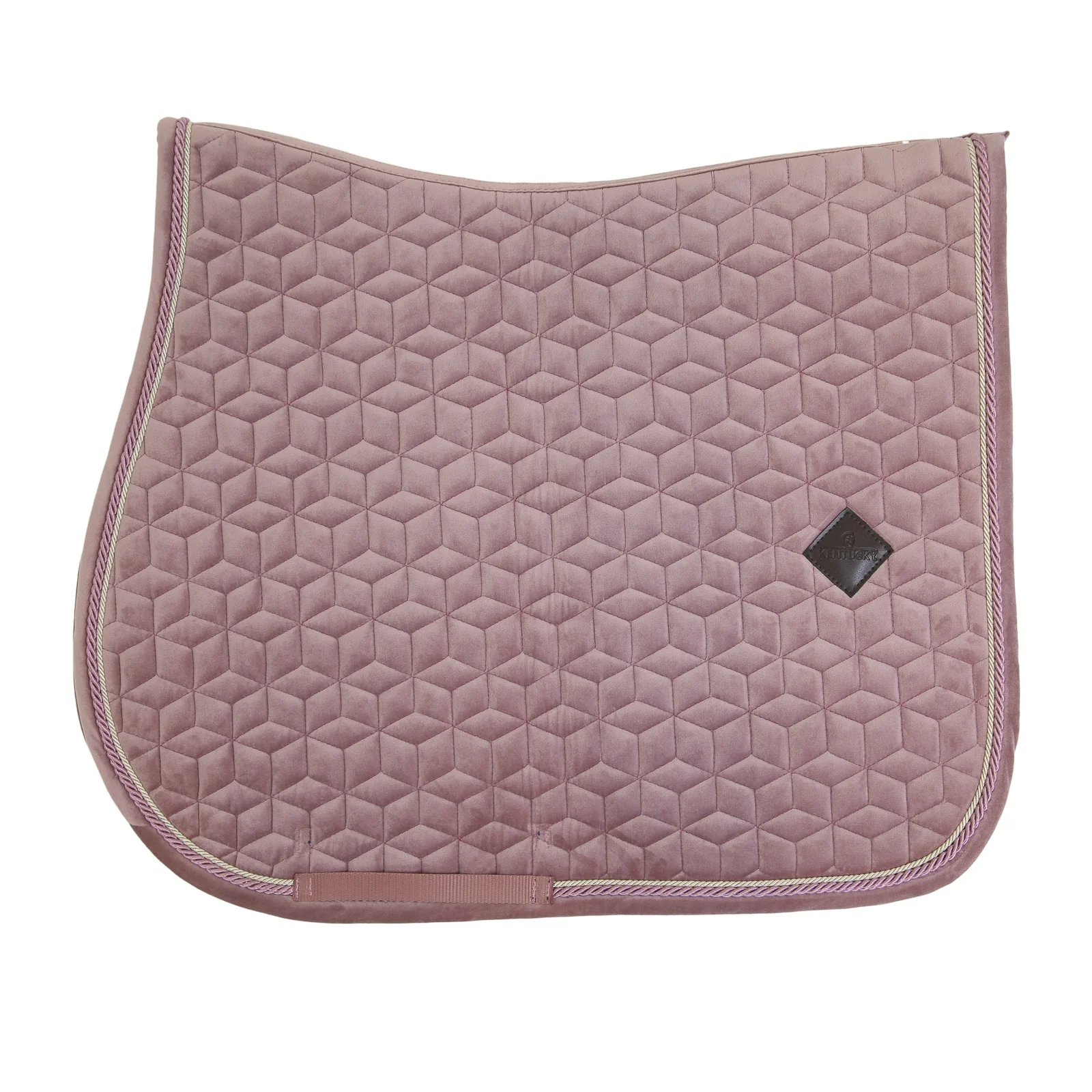 Velvet Jumping Saddle Pad Old Rose C