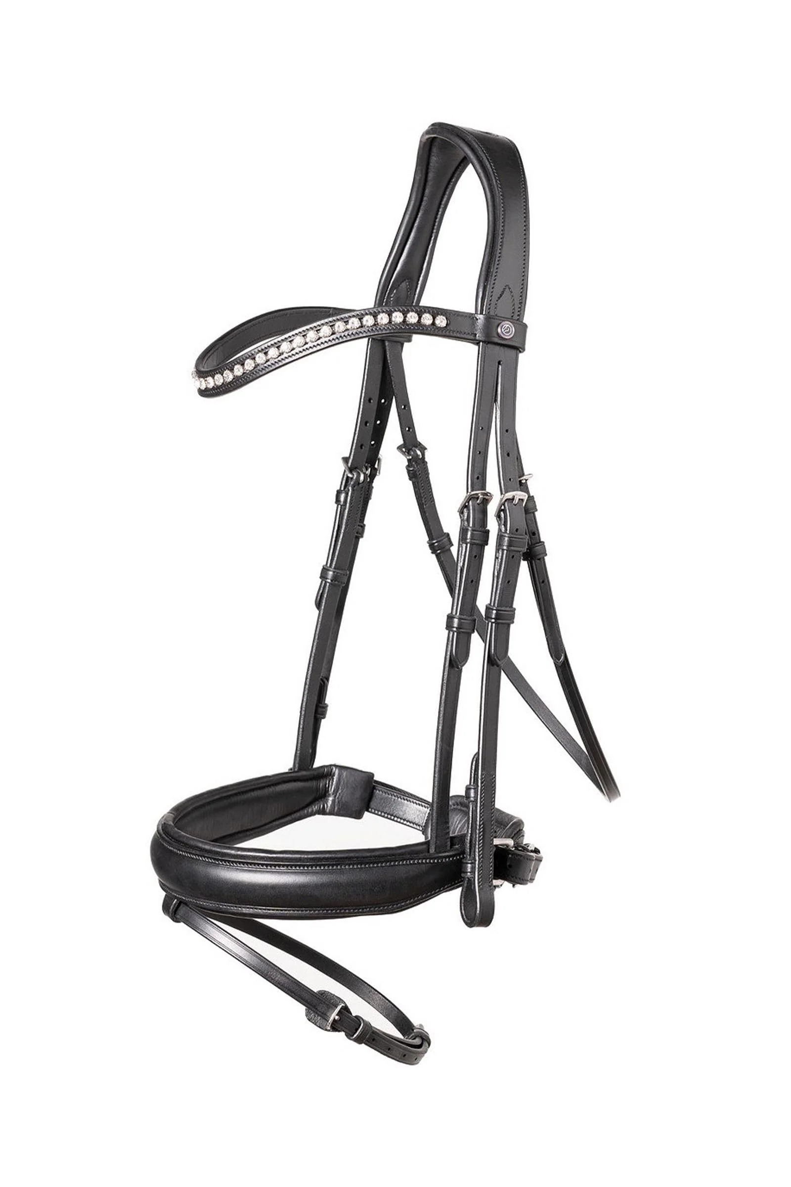 Verden Large Crank Noseband Bridle Black/Black F