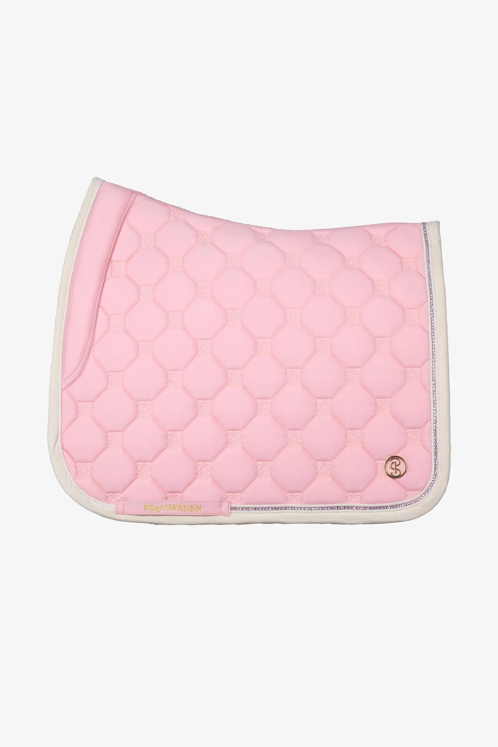 Vintage Monogram Dressage Saddle Pad Hortensia Pink C
