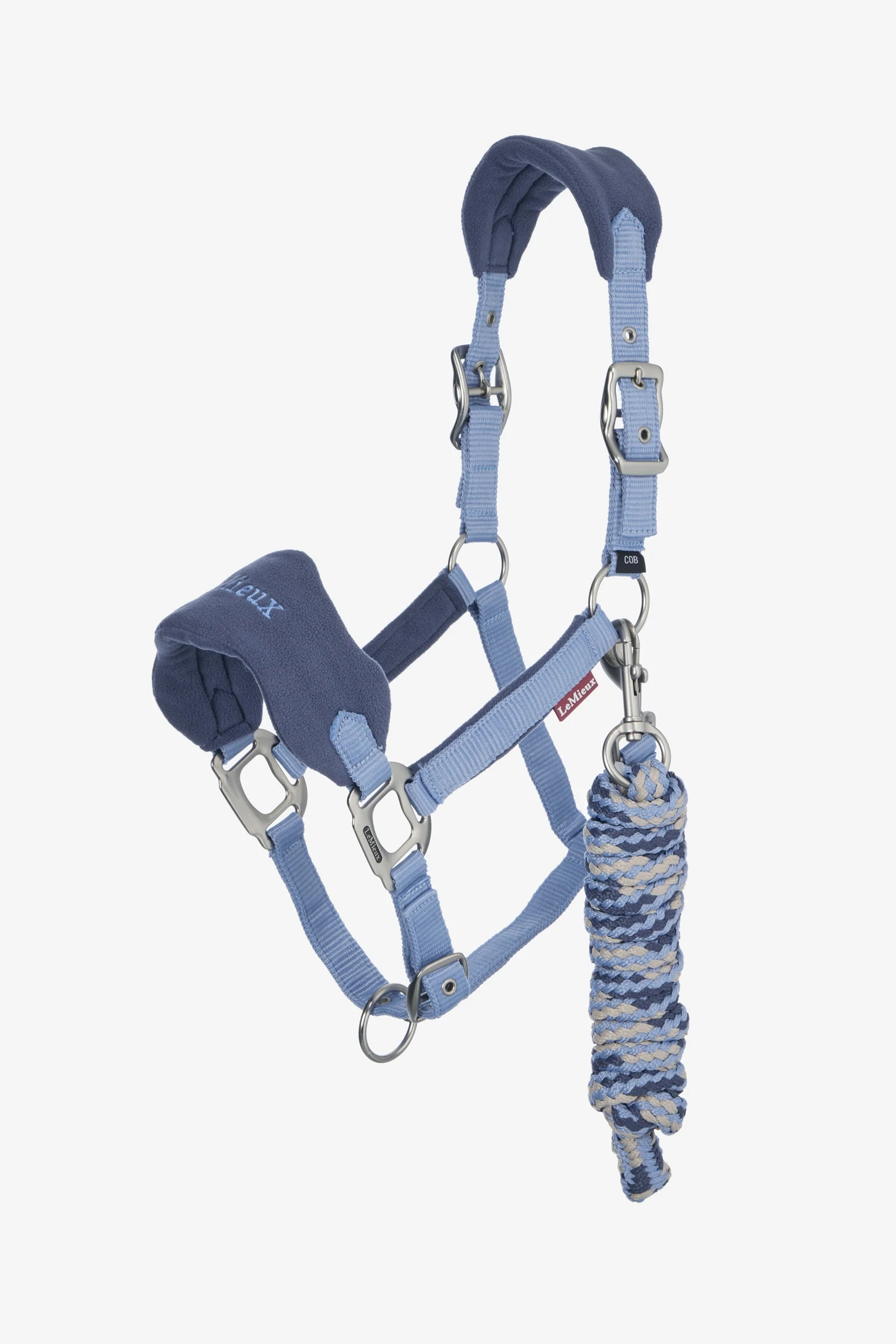 Vogue Headcollar & Lead Rope Set Powder Blue C