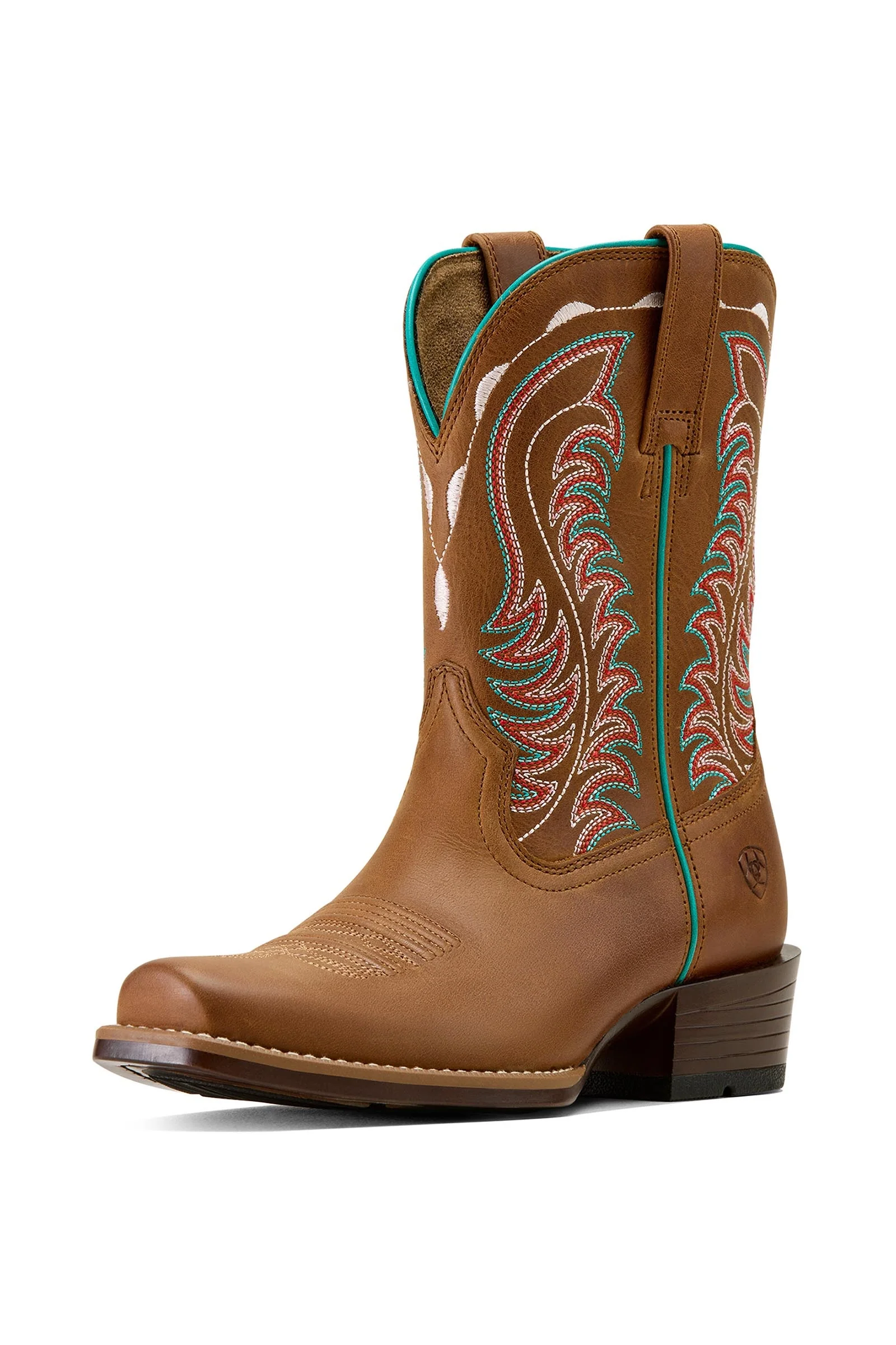 Women's Salina Narrow Cutter Toe Western Boots Treasured Tan 4