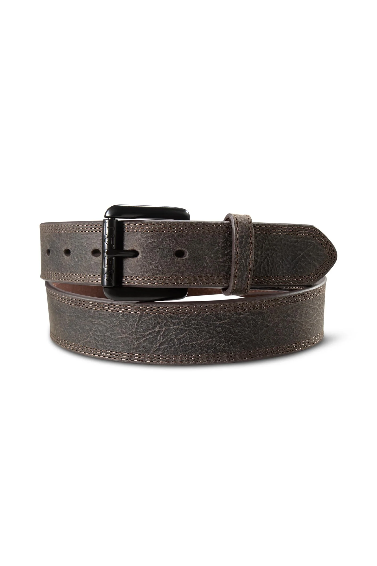 Work Triple Stitch Men's Belt Iron Coffee 32N