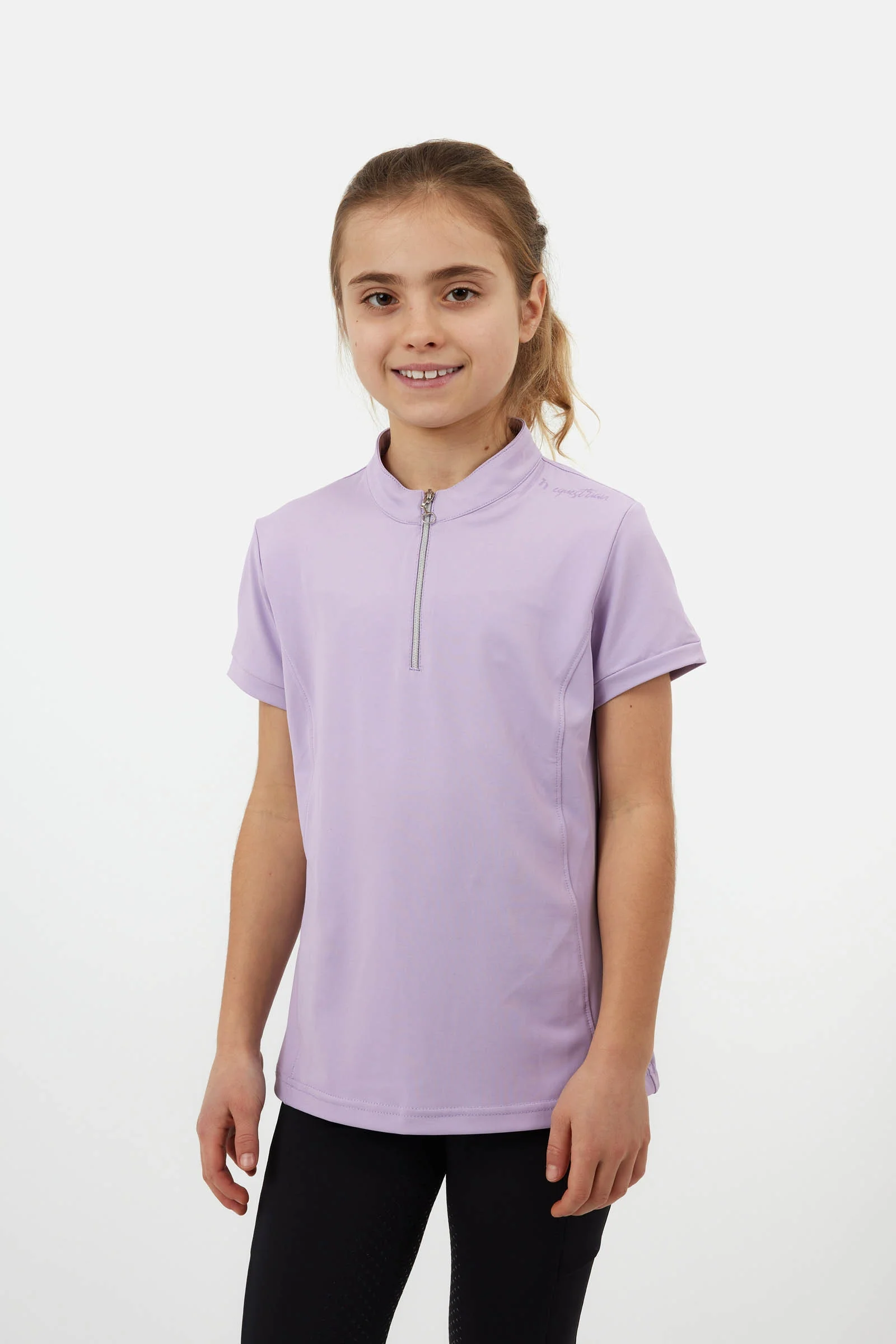 Young Rider Mina Training Shirt Lavender Frost 11-12 years