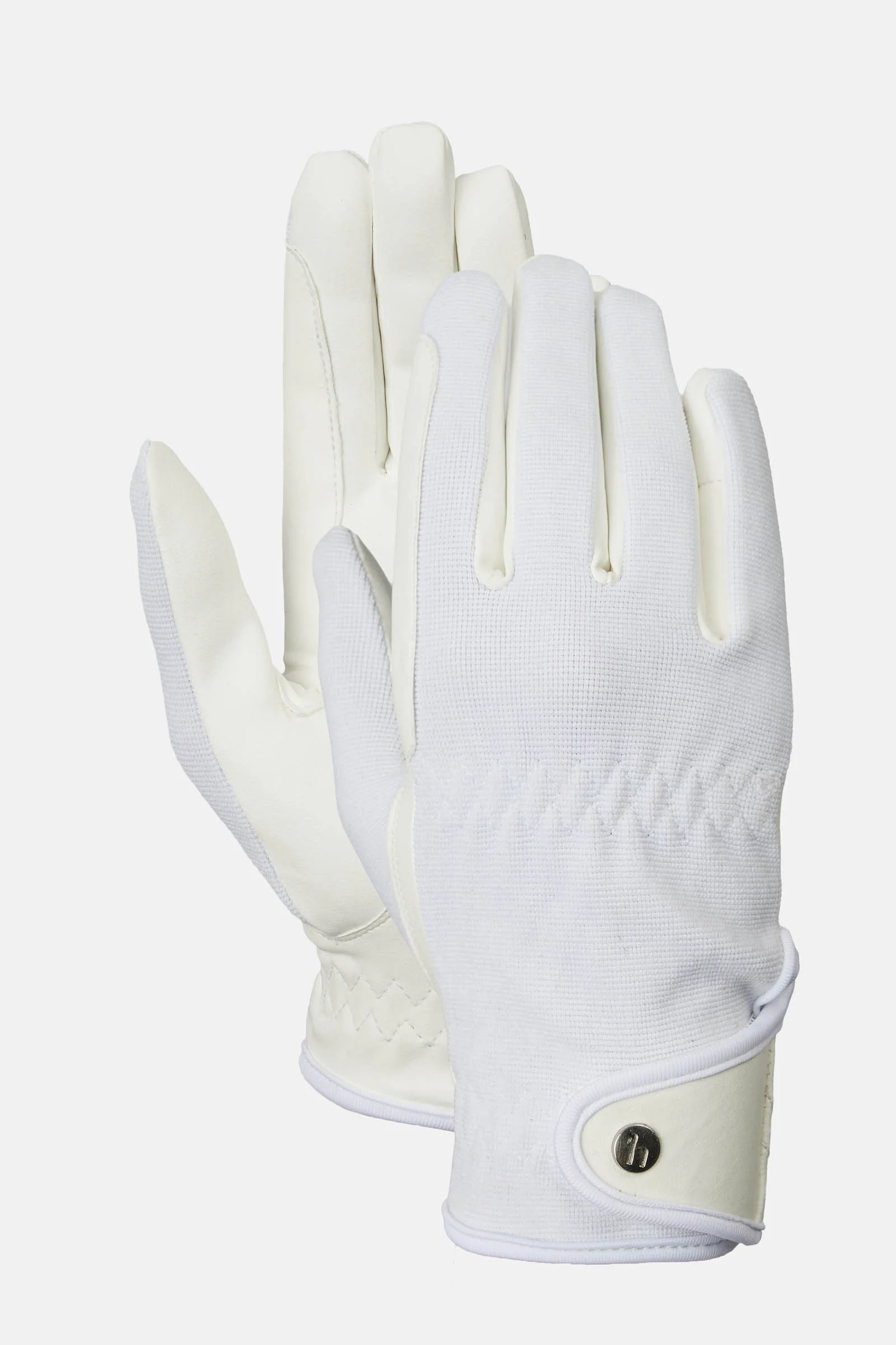 Young Rider Romy Riding Gloves white 6